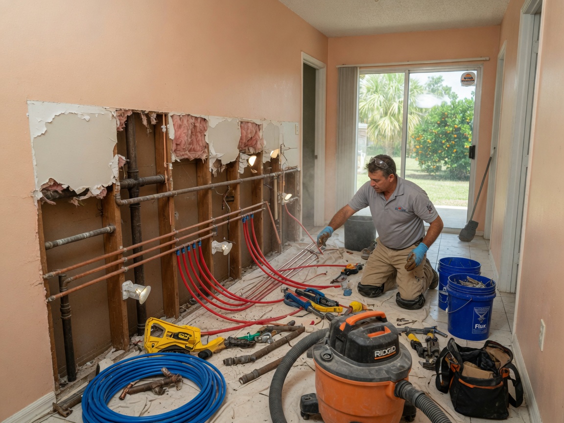 Whole House Repiping in Orange City, FL